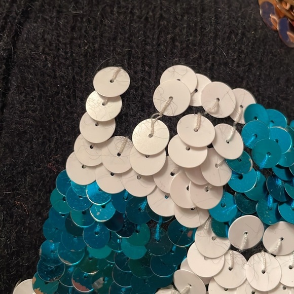 Vintage 1980s card game Angora blend sweater size medium - Picture 15 of 15